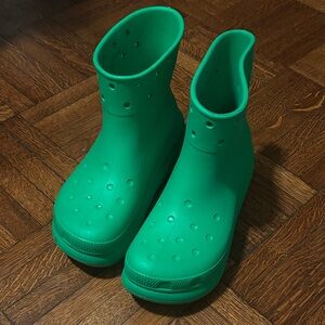 CROCS Crush Men's Green Rain Boots